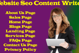 be your website content writer, SEO website content