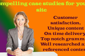 write compelling case studies for your site