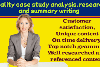 provide and solve technical and business case studies