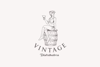 design modern alcohol logo