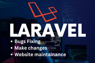 fix html react js css js php laravel  error