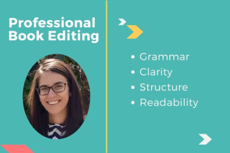 copy edit and proofread your book or short story