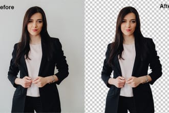 do background removal cut out deep etch corporate headshots images