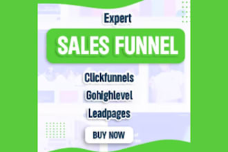 create your sales funnel in clickfunnels or gohighlevel
