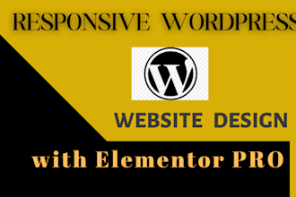 create responsive  wordpress website design
