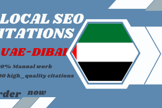 do 200 live uae dubai local citations and directory submissions for local SEO