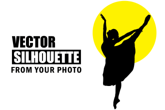 create vector silhouette from your photo