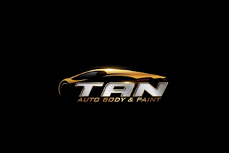 design elegant traditional high performance auto body shop logo