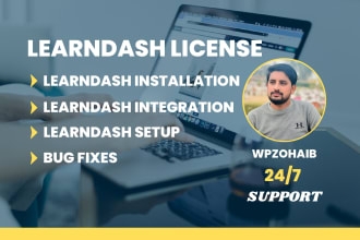 install learndash lms license with year or lifetime access