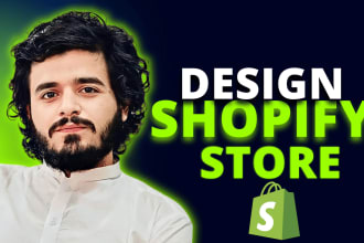 design shopify store or dropshipping website in 24 hours