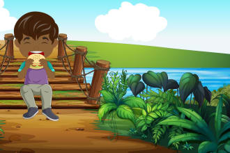 draw children story book and ebook illustration  for amazon kdp
