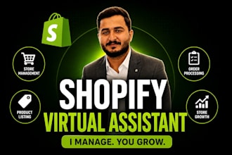 shopify store management virtual assistant