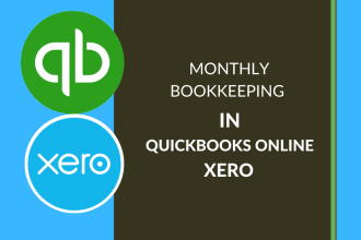 do monthly bookkeeping in qbo and xero