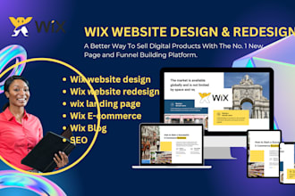 create wix website redesign, wix redesign, wix website design