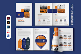 make a professional company profile, brochure or catalog