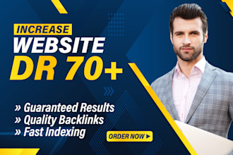 increase ahrefs domain rating DR via white hat high authority SEO backlinks