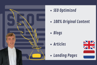 write high quality seo blog or article in dutch