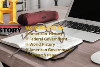 do task related to history and federal government