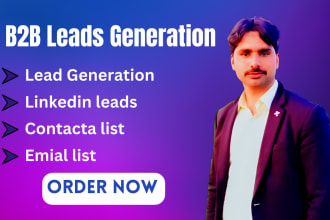 do b2b lead generation, contact list, email finder, data entry