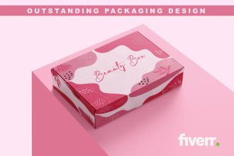 do box packaging design, box design and mailer box with 3d
