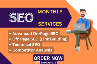 do white hat monthly SEO service with a backlinks package