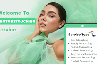 do best quality portraits retouching and photo editing
