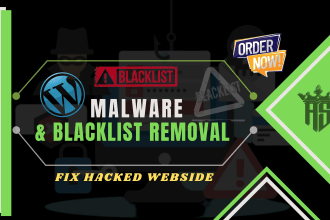 perform blacklist removal,fix redirecting issues or remove malware