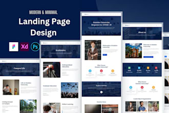 create landing page,elementor landing,one page website