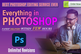 do photoshop editing photo touch up quickly