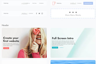 design website in mobirise within a day