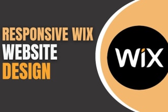 design responsive wix ecommerce store or redesign wix store