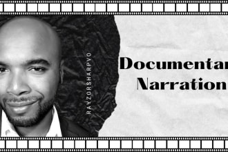 be your narrator for documentaries and storytelling