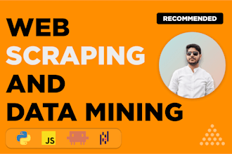 do python web scraping data mining from any website
