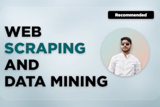 do python web scraping data mining from any website