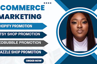 zazzle redbubble etsy promotion and shopify marketing to boost sales and traffic
