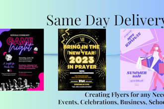 create a flyer for any event