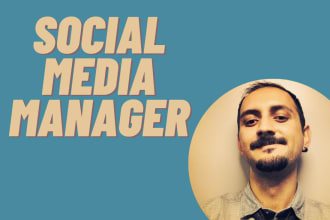 be your social media content creator for 30 days
