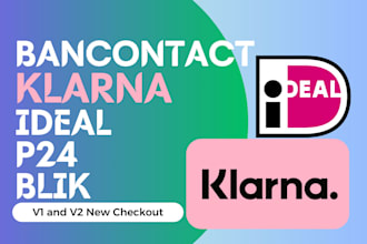 install klarna, p24, ideal or any payment gateway in shopify store