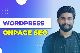do wordpress onpage SEO and technical optimization