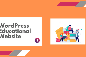 create a website or agency website educational website