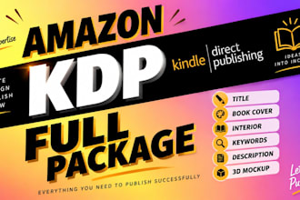 create ready to publish low content KDP package