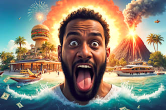 design amazing youtube thumbnail in 2 hours