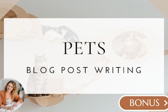 write a seo pets blog or article on animal care, cats, dogs and pet training