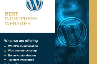 fix wordpress bugs, design, redesign and customization in wordpress website