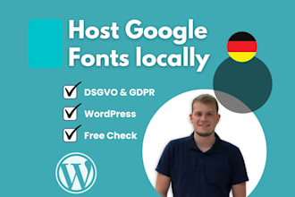 host google fonts local on wordpress to be dsgvo gdpr secure