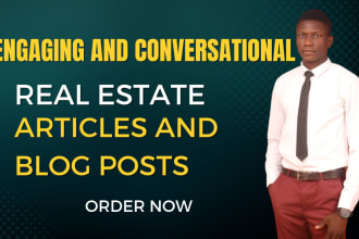 write real estate articles mortgage personal finance blog posts