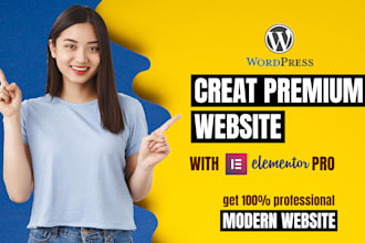 build a modern responsive wordpress website using elementor