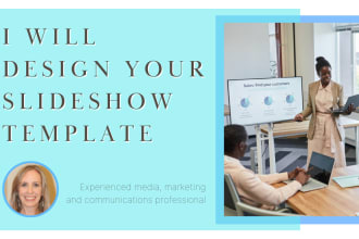 design your slideshow template