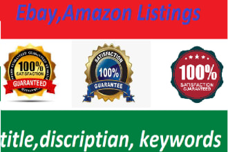do professional ebay product listing