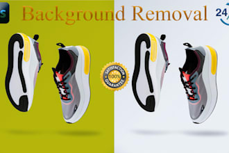 do product photo editing and background remove